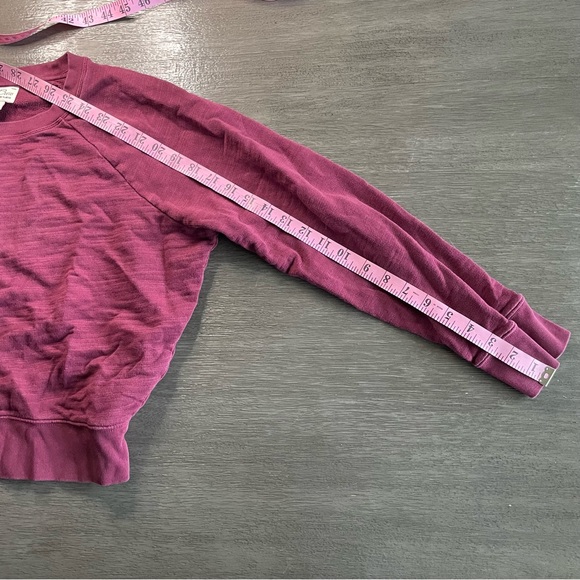 J. Crew Purple Red Crew Neck Sweatshirt S - Picture 9 of 9